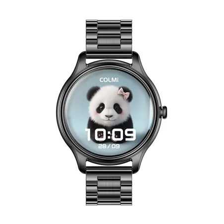 COLMI L28 Smart Watch (black + black steel strap)